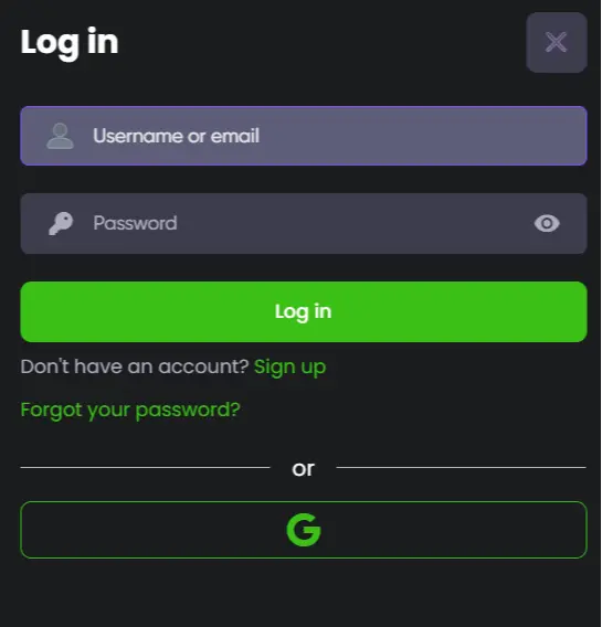 Spinline Casino Login Page